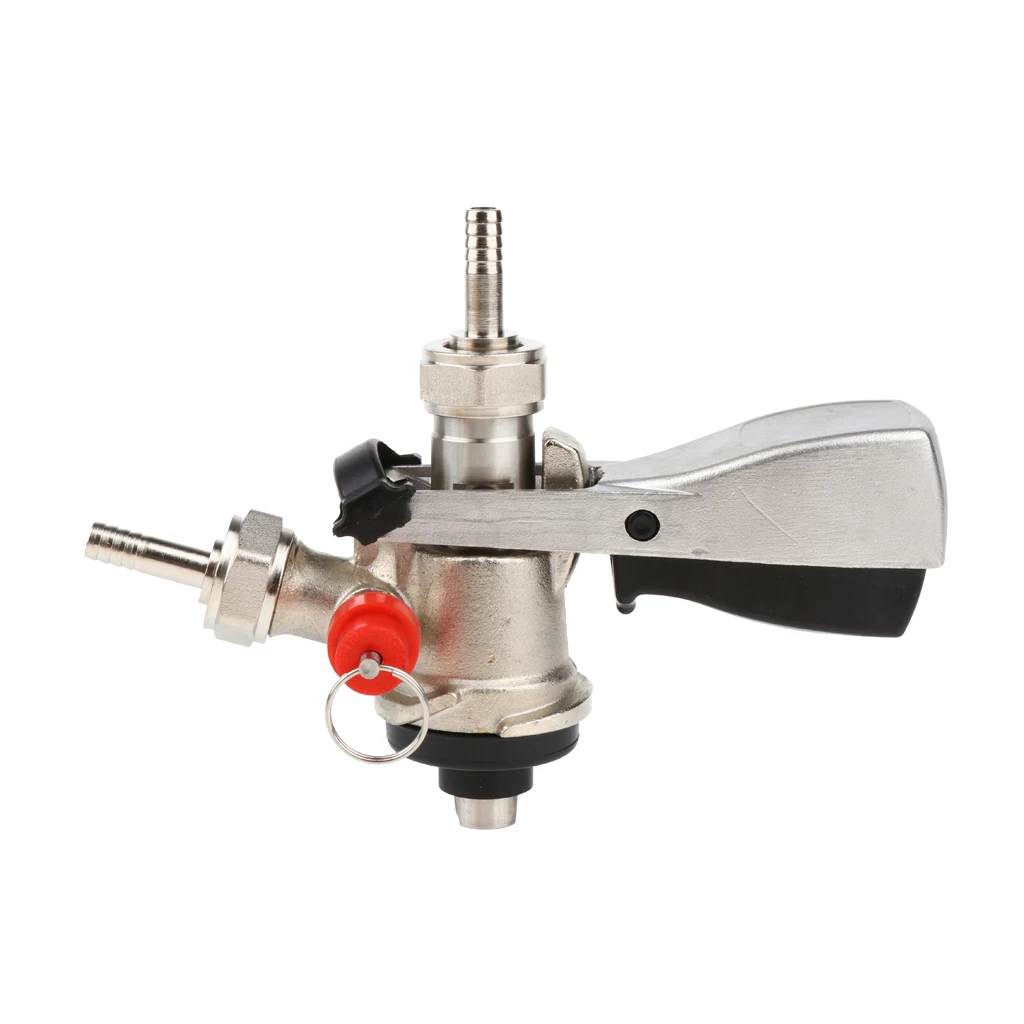 

Keg Coupler Draft Beer Dispenser with Lever Stainless Steel Keg Tap