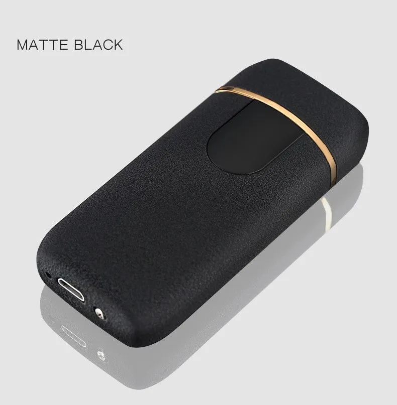 Зажигалка USB зарядка плазменный сенсорный экран электрическая зажигалка для сигарет творческая ветрозащитная личность, чтобы отправить другу