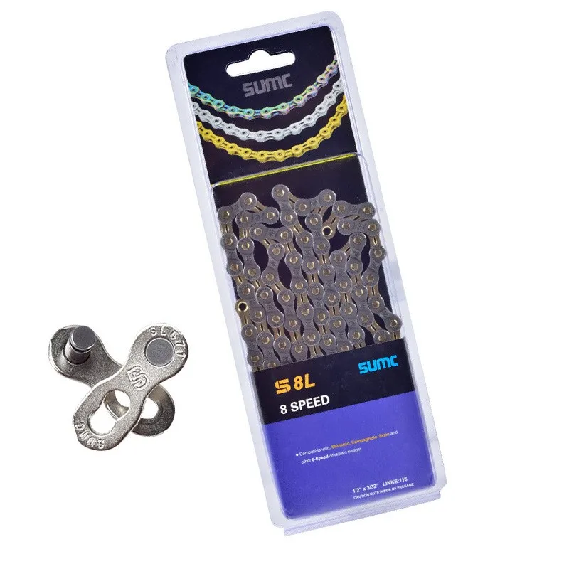 Цепи для горного велосипеда 8/9/10/11 скоростей 116 звеньев S8/S9/S10L/S11L | Спорт и