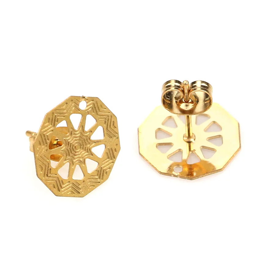 10 шт./лот 2019 Модные полые серьги из нержавеющей стали в виде паутины женские