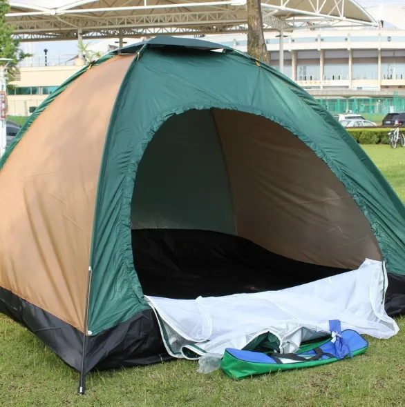 Палатка туристическая на 4 человек однослойная палатка с защитой - Цена: 2025.31