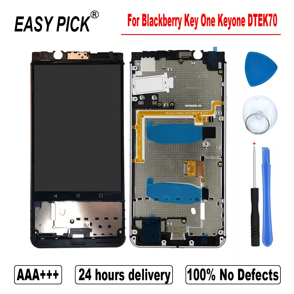 ЖК-дисплей для Blackberry Key One Keyone кодирующий преобразователь сенсорного экрана в