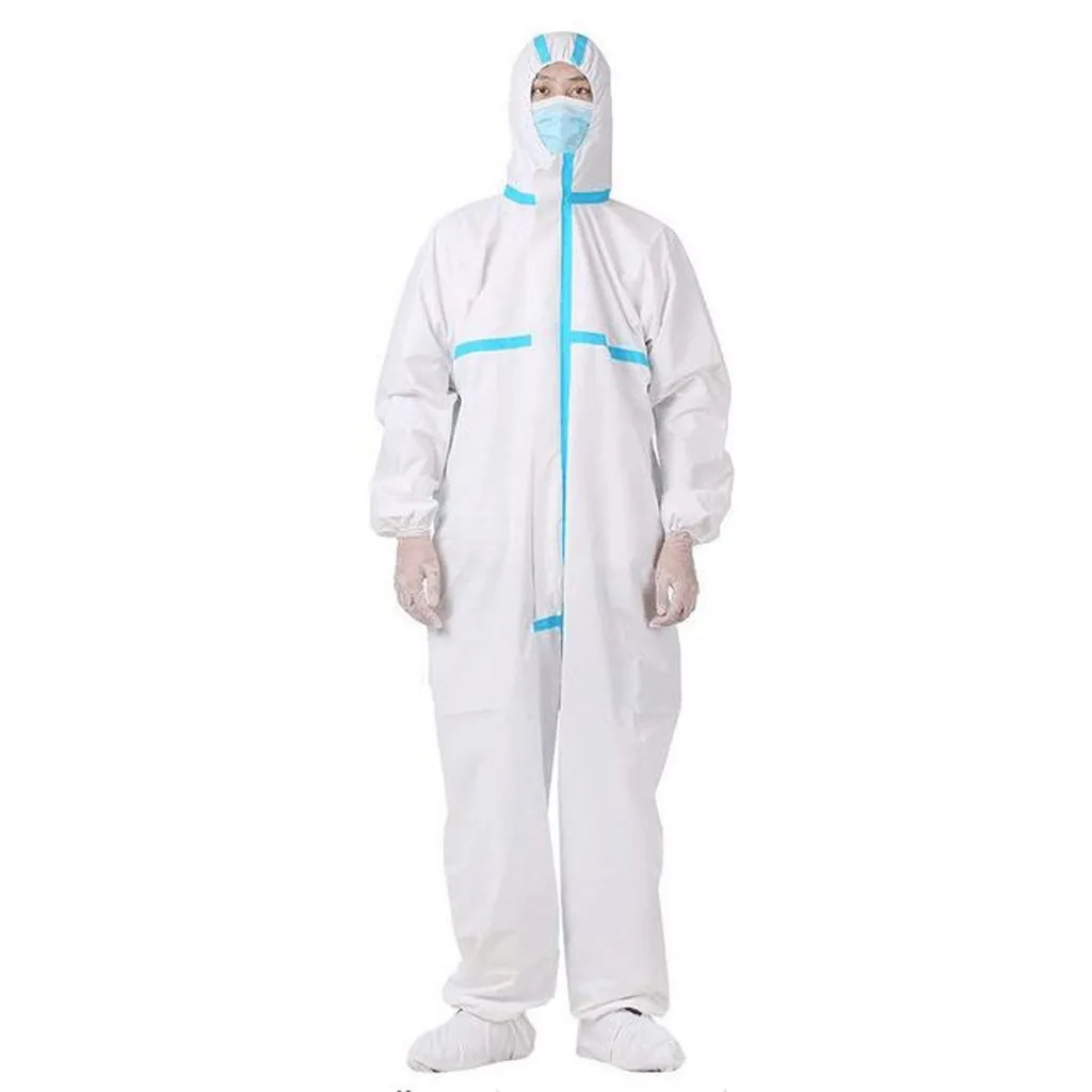 Одноразовый изолирующий костюм для больниц защитный размера плюс цельный
