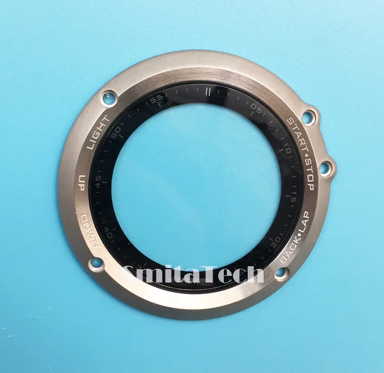 Metal frame no lcd Для Garmin Fenix 3 ЖК-дисплей со стеклянным экраном сапфир мульти-Спорт Обучение gps часы Передняя крышка Рамка Замена панели - Цвет: Metal frame no lcd