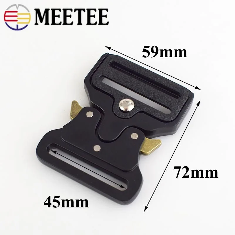 Meetee металлический ремешок для сумок 3 8/4 5 см БЫСТРОРАЗЪЕМНАЯ Пряжка скоба зажим