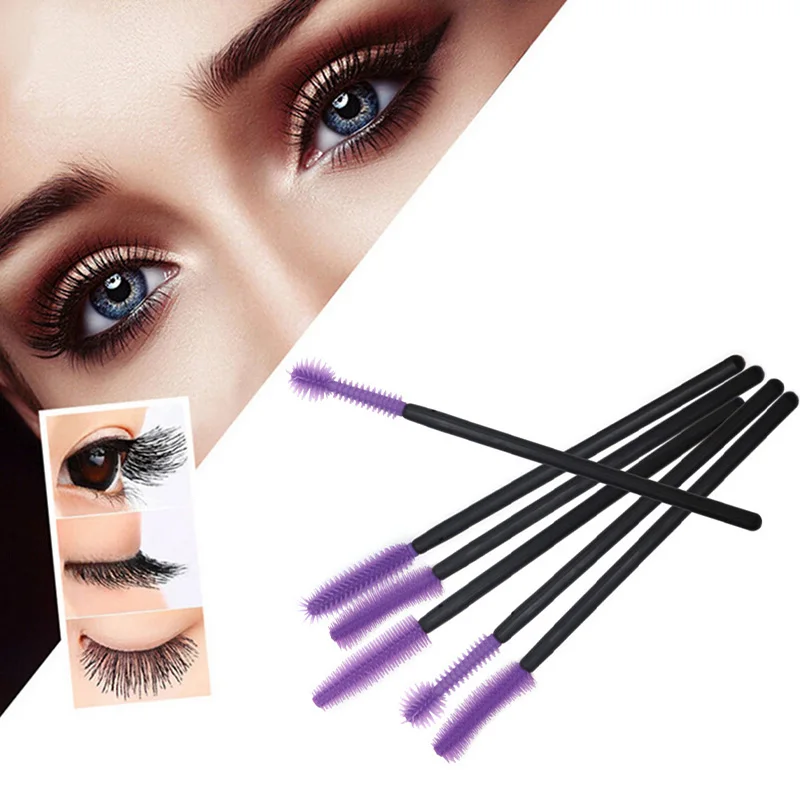 

10pcs/set Silicone Makeup Eyelash Brush Comb Mascara Wands Eyebrow Brush Make Up Tools Eye Lashes Extension Tool