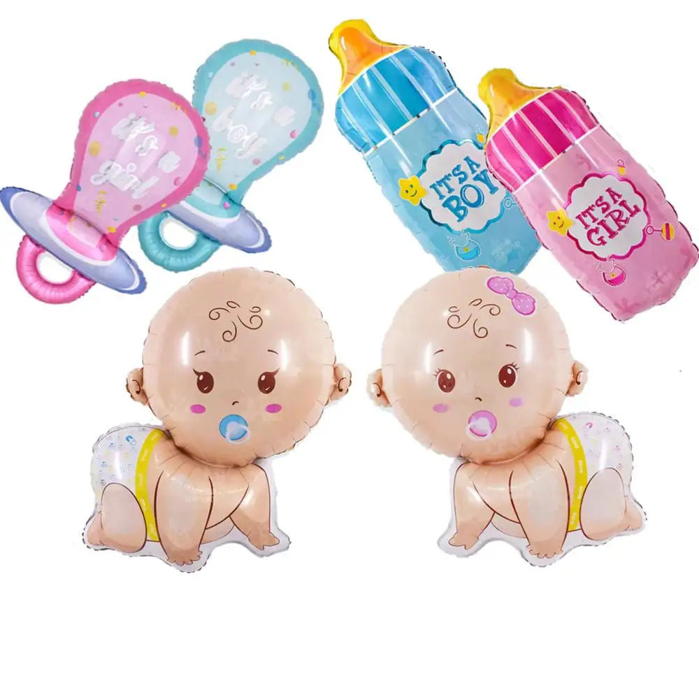4 шт./лот фольгированные воздушные шары Babyshower для дня рождения украшения