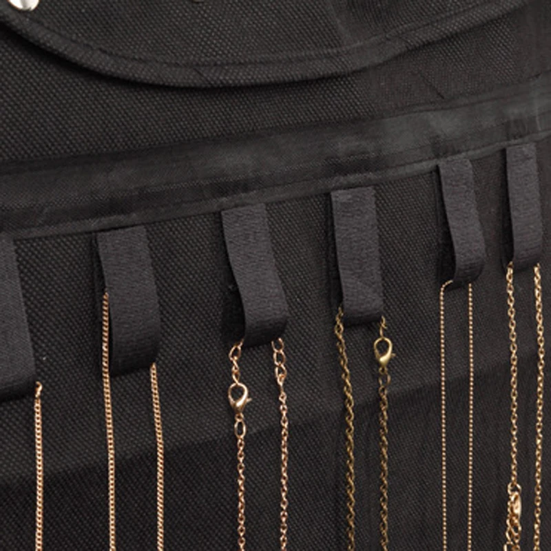 

40 Pockets Double-Sided Hanging Storage Bag Jewelry And Hair Accessories Organizer Storage Bags