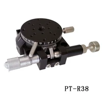 pt r38 r60r80r100r125 manual rotary table precision fine tuning sliding table manual displacement
