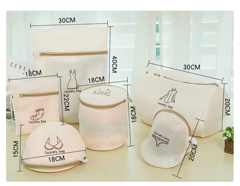 

Laundry Bag Set Underwear Care Bag Thickening Bra Care Wash Bag Polyester Mesh Bag Wash Chest Bag Underwear Bag small laundry ba
