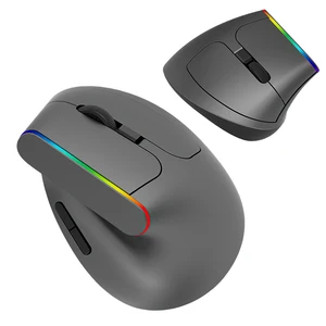 wireless mouse ergonomic vertical mouse 2 4ghz wifi 1600 dpi rgb light 57 degree for pc laptop computer optical mice gaming mice free global shipping