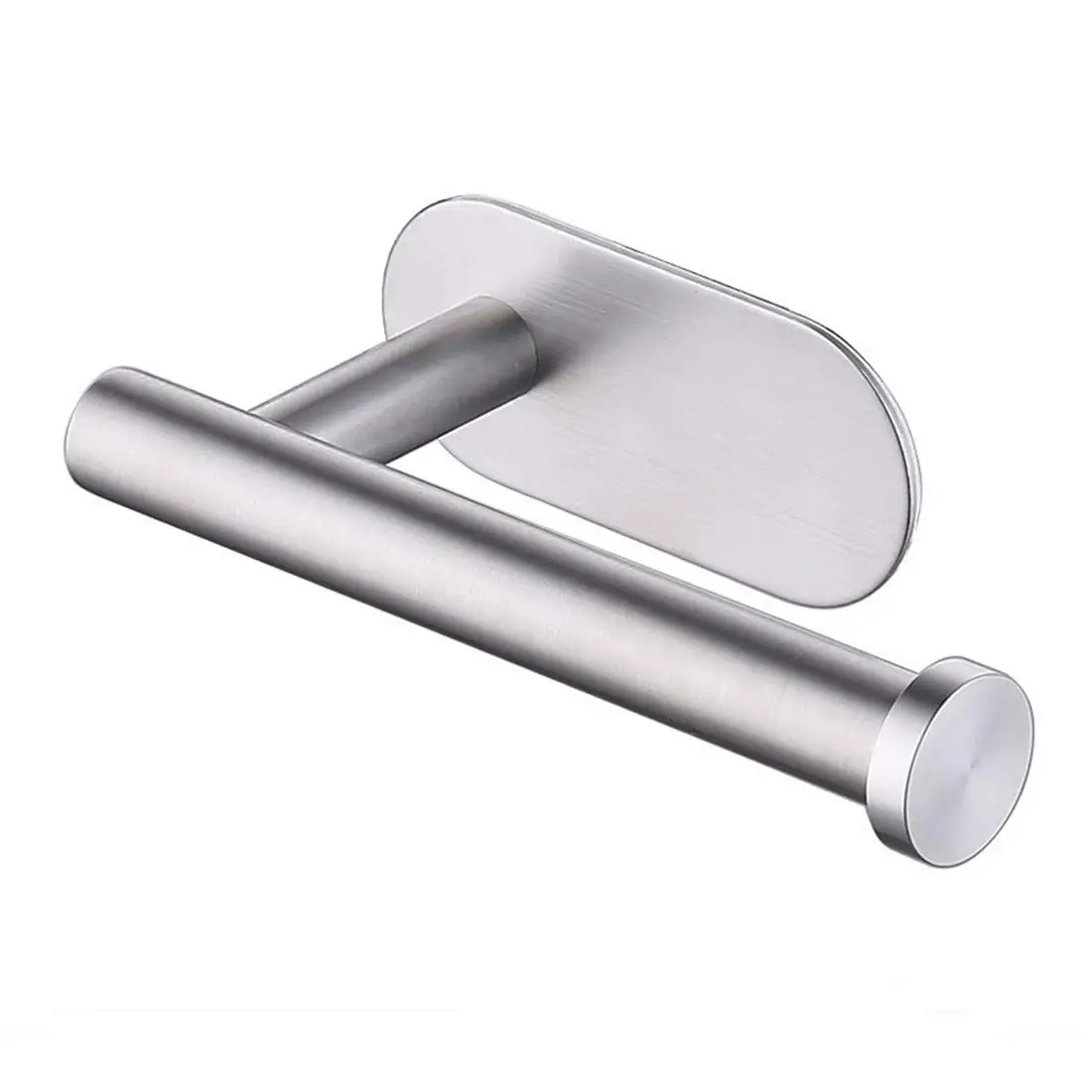 Portarrollos de ba&ntilde;o de acero inoxidable, soporte de papel higi&eacute;nico de autoAdhesive-3M, No requiere perforaci&oacute;n, fuerte adherencia e impermeable-0