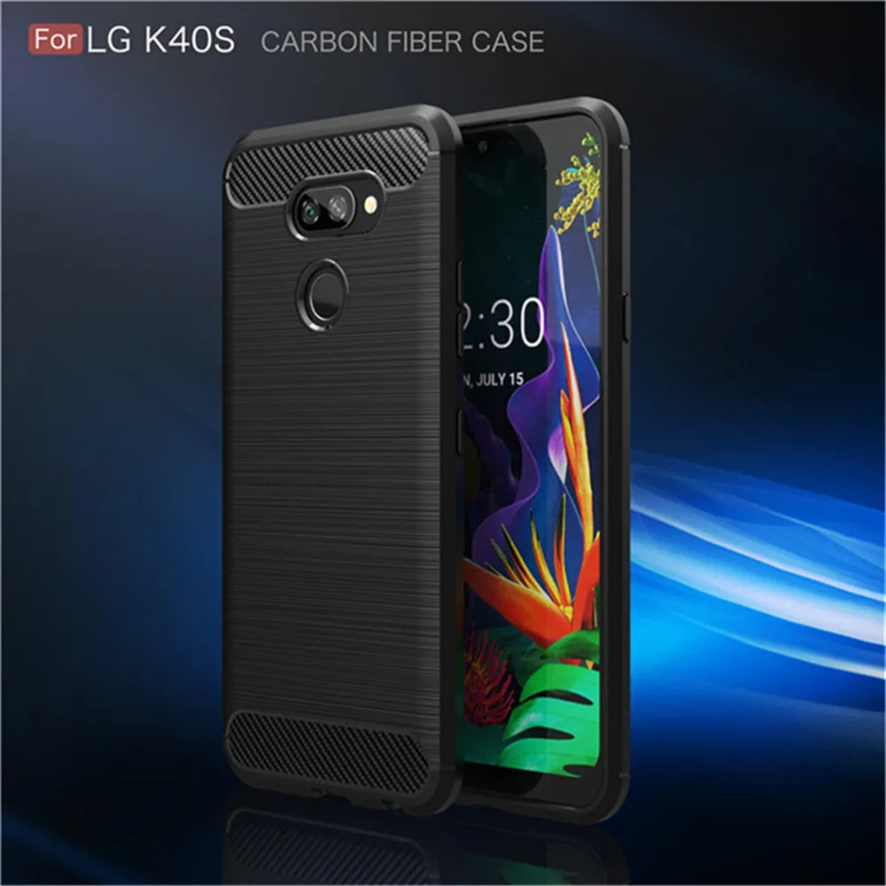 Для LG K40S чехол 6 1 дюймов роскошный полностью мягкий силиконовый из ТПУ