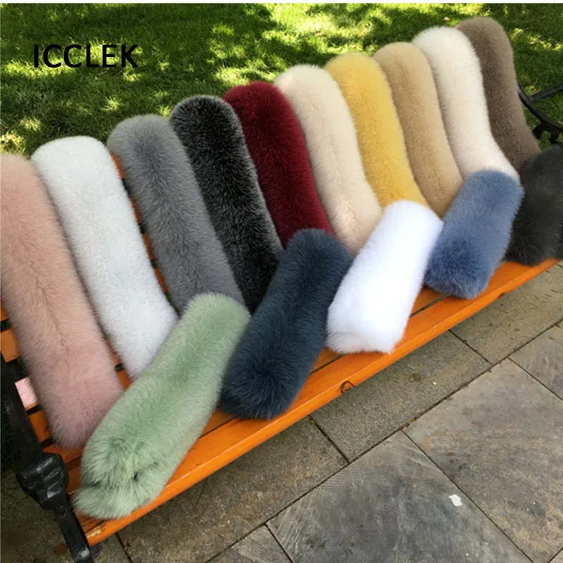 Fox Fur Collar Genuine Leather Grass Scarf Warm Down Jacket Cotton-padded Universal Hat Single Buy Oversized |