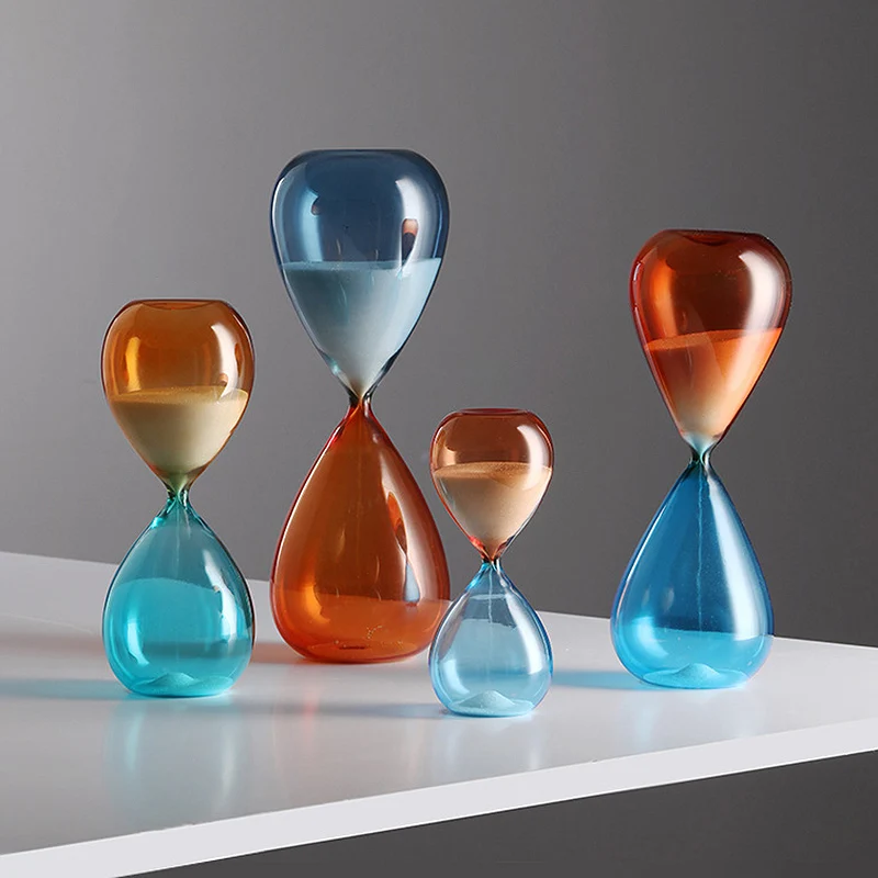 

2022 новый простой песочные часы таймер 15 минут 30 минут настольное пространство украшение песочные часы подарок на день рождения