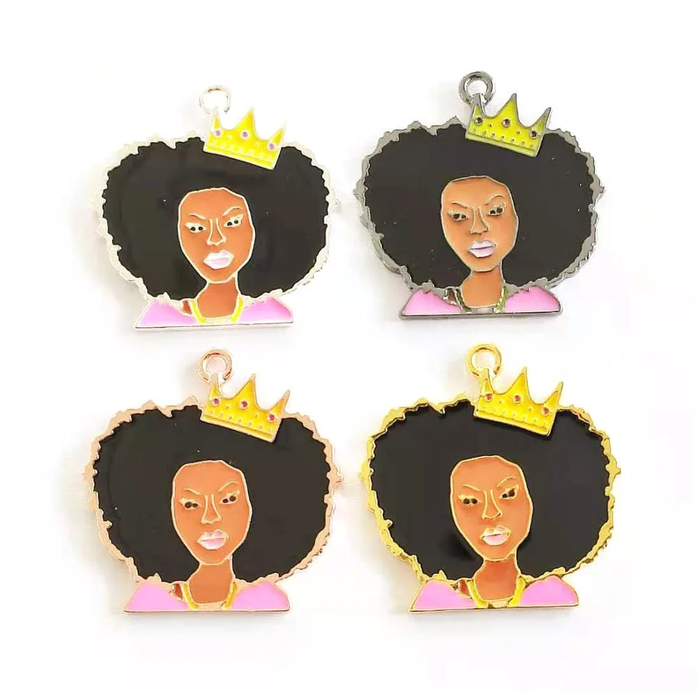 

10pcs Girl Face charms Set 0013