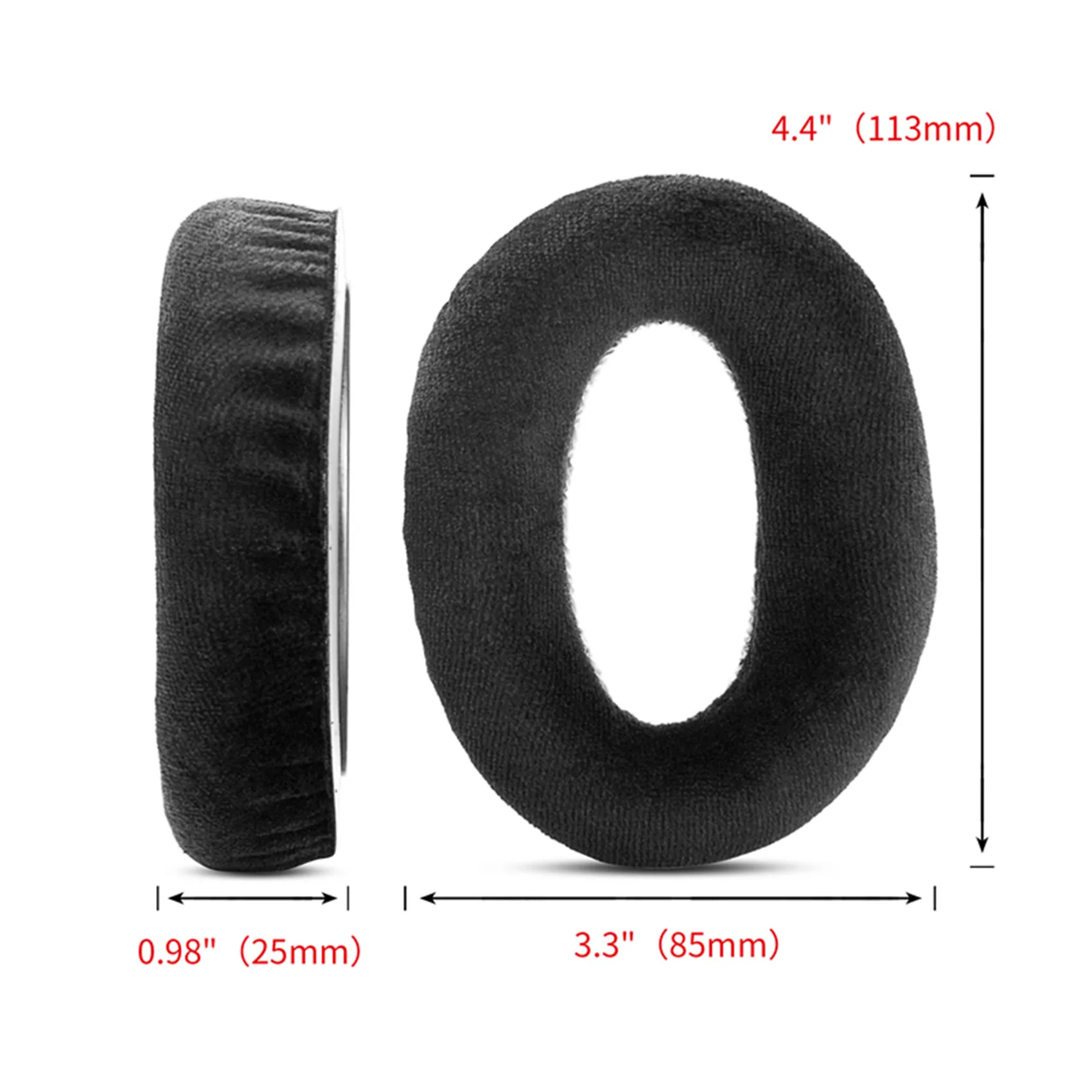 Велюровые сменные амбушюры поролоновые подушка наволочка запасная часть для