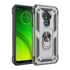 Чехол-накладка для Motorola Moto G8 Play G8 Plus, магнитный, с кольцом-держателем