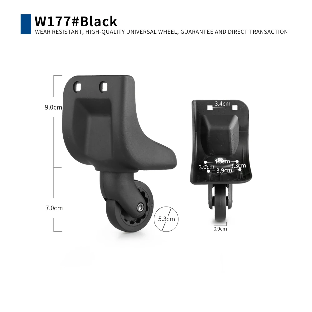 Wheels Trolley Accessories Universal Wheel Compatible with diplamat Sliding Caster Password Box Aluminum Box Durable Repair