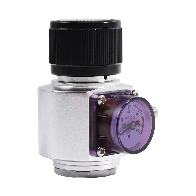 

CO2 Keg Charger,Mini Gas Regulator Keg Co2 Regulator Sparkling Water Beer Bottle Aquarium Aquatic Plant Breeding