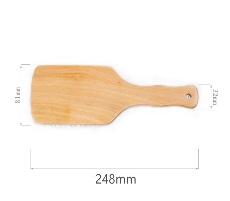 1 шт. Высококачественная деревянная Массажная щетка для выпадения