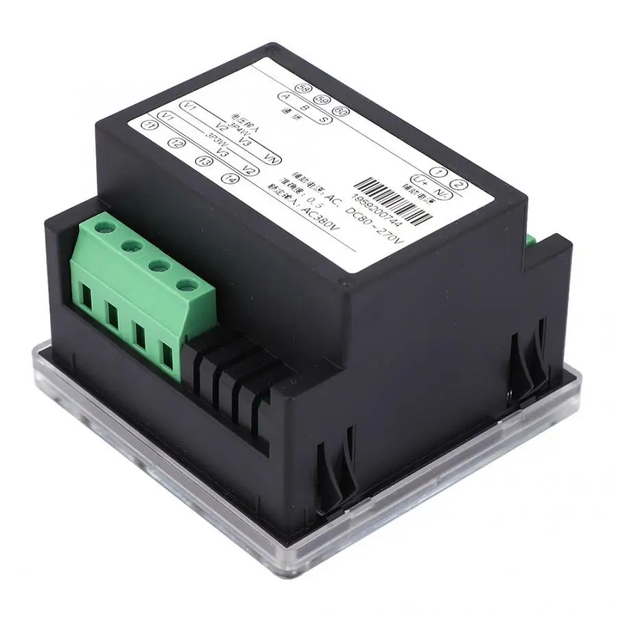 Интеллектуальный трехфазный вольтметр с ЖК дисплеем LNFV73 измеритель напряжения