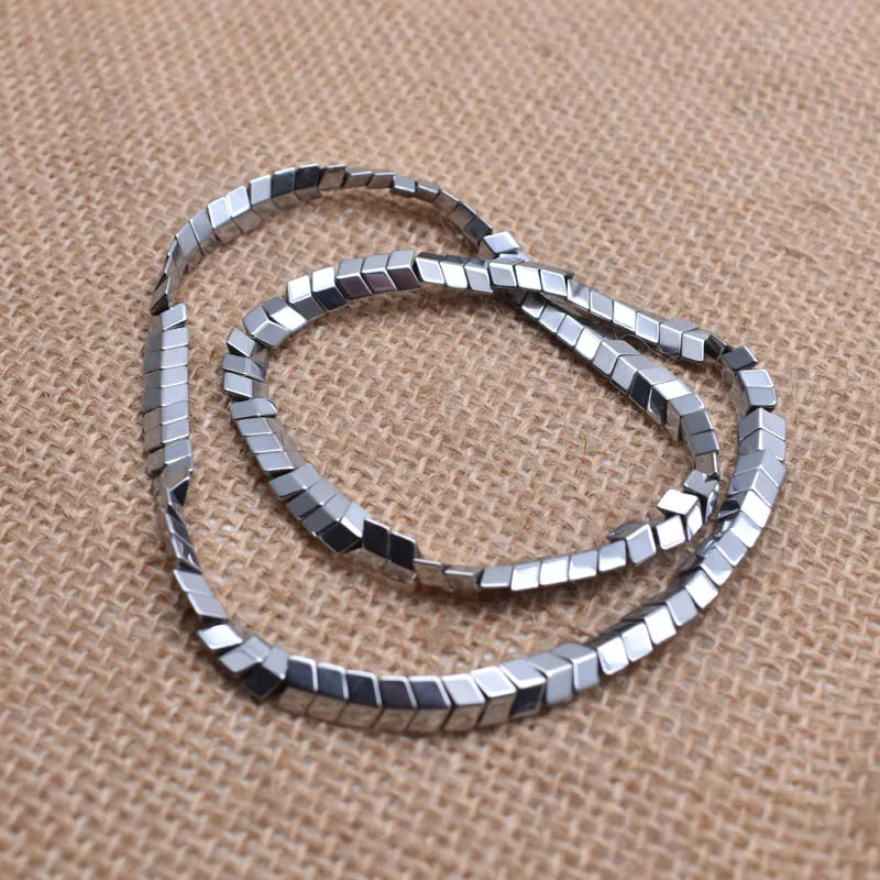 Natural Stone Hematite Beads 6mm Gold/Silver Color Plating Coated Arrow Shape Spacer Loose For Diy Jewelry Marking 15&quot | Украшения и