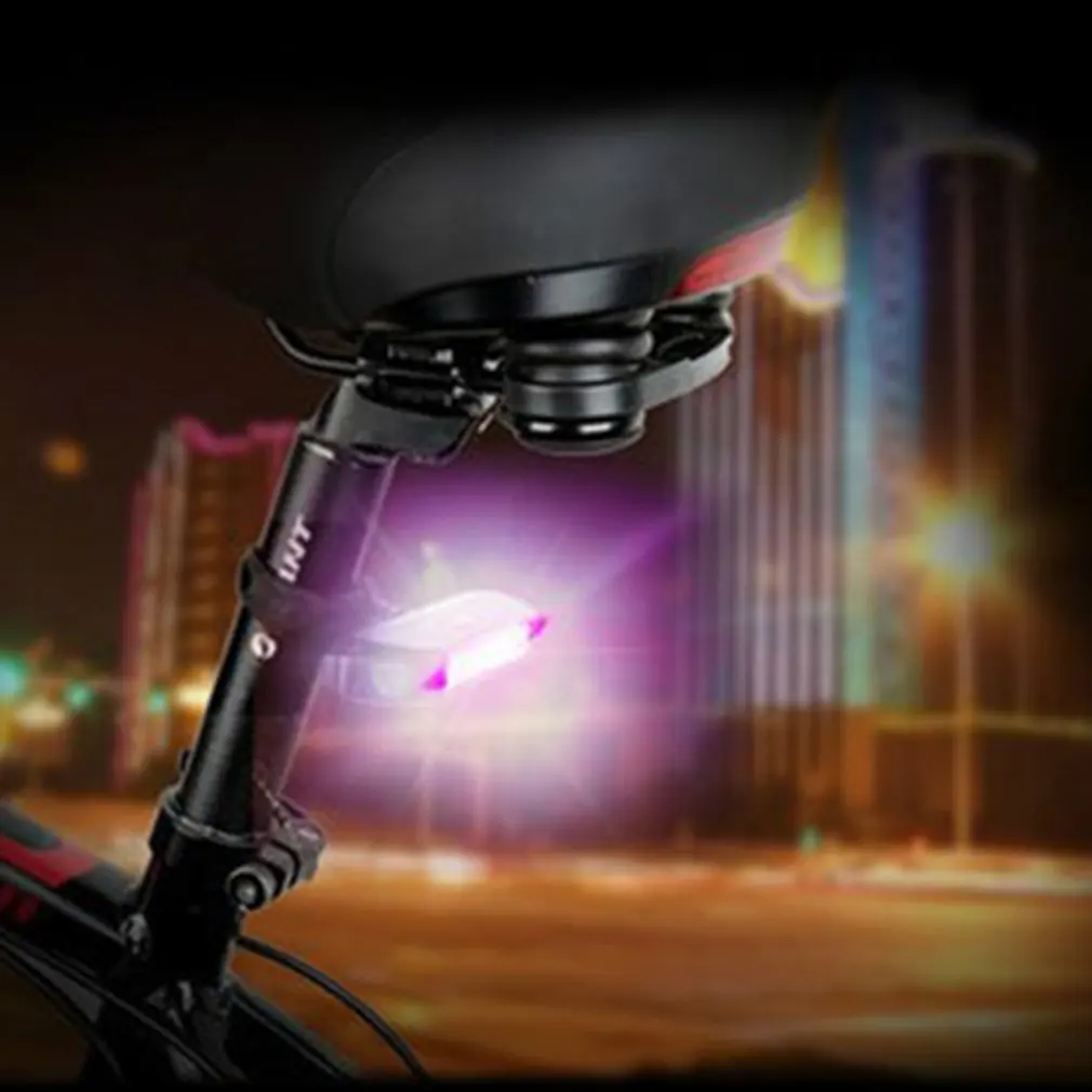 Спортивный СВЕТОДИОДНЫЙ светильник для заднего велосипеда с зарядкой от USB яркий