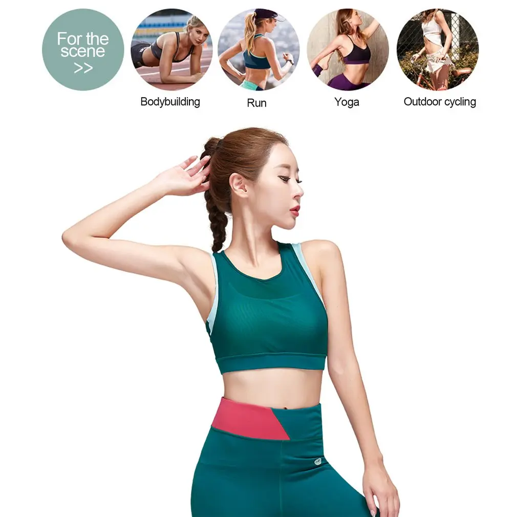Спортивный бюстгальтер с открытой спиной и перекрестным дизайном для фитнеса