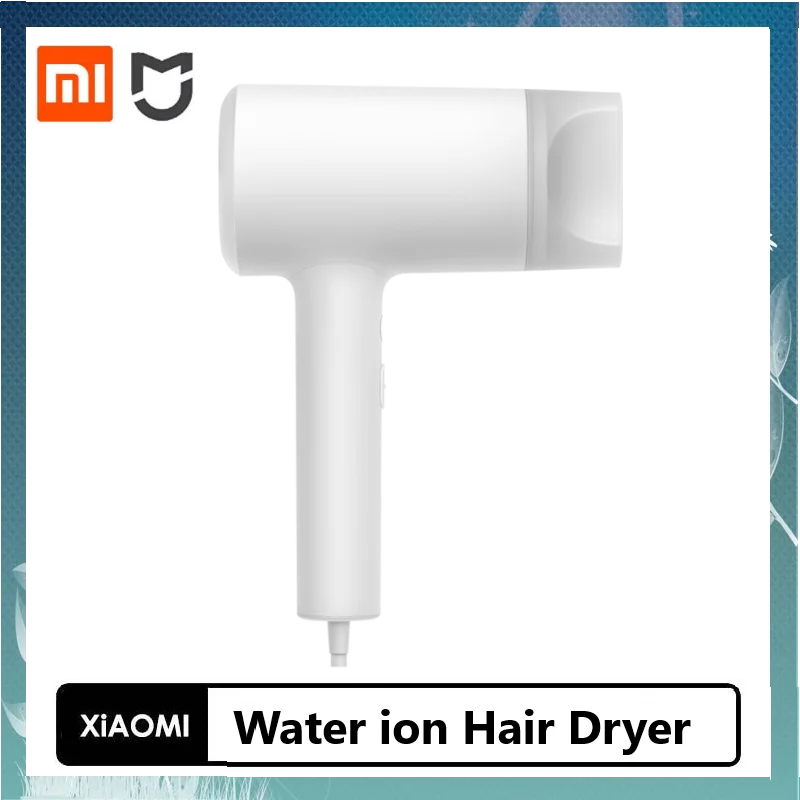 

Xiaomi Mijia воды литий-ионный фен для домашнего 1800W Nanoe Уход за волосами Анион профессиональные быстросохнущая Портативный удар диффузор