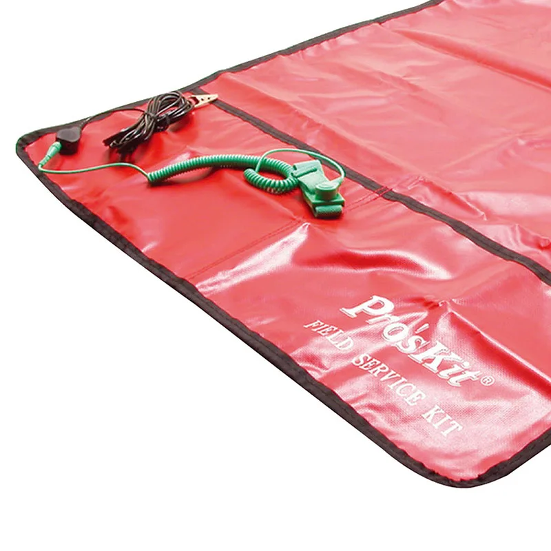 구매 Proskit 8PK-AS07-1 PVC 정전기 방지 작업 테이블 매트 식탁보, 6FT/2M 손목 스트랩 및 10FT/3M 접지 와이어 필드 서비스 키트 구매 Proskit 8PK-AS07-1 PVC 정전기 방지 작업 테이블 매트 식탁보, 6FT/2M 손목 스트랩 및 10FT/3M 접지 와이어 필드 서비스 키트