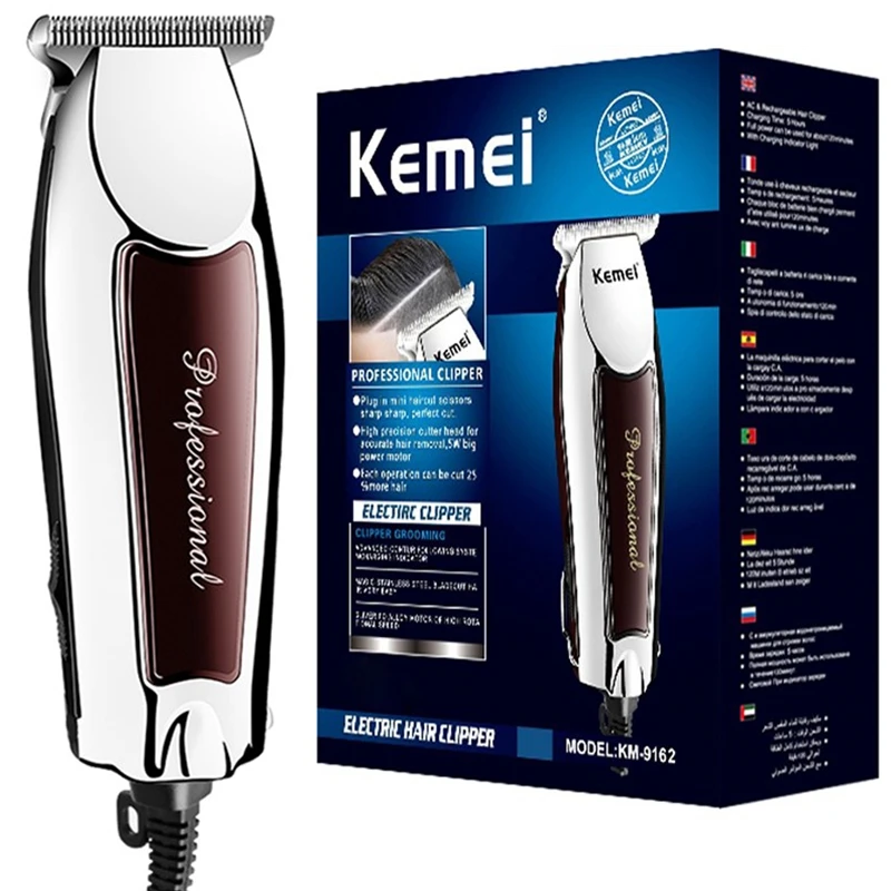 Проводной Электрический триммер для волос машинка стрижки бороды мужчин мощная