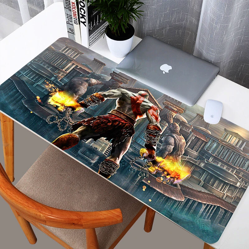 

Mousepad Gaming Mat God Of War HD Printing Design Large Extended Mousepad Many Size Gaming Mouse Pad For Keyboard Desk Office