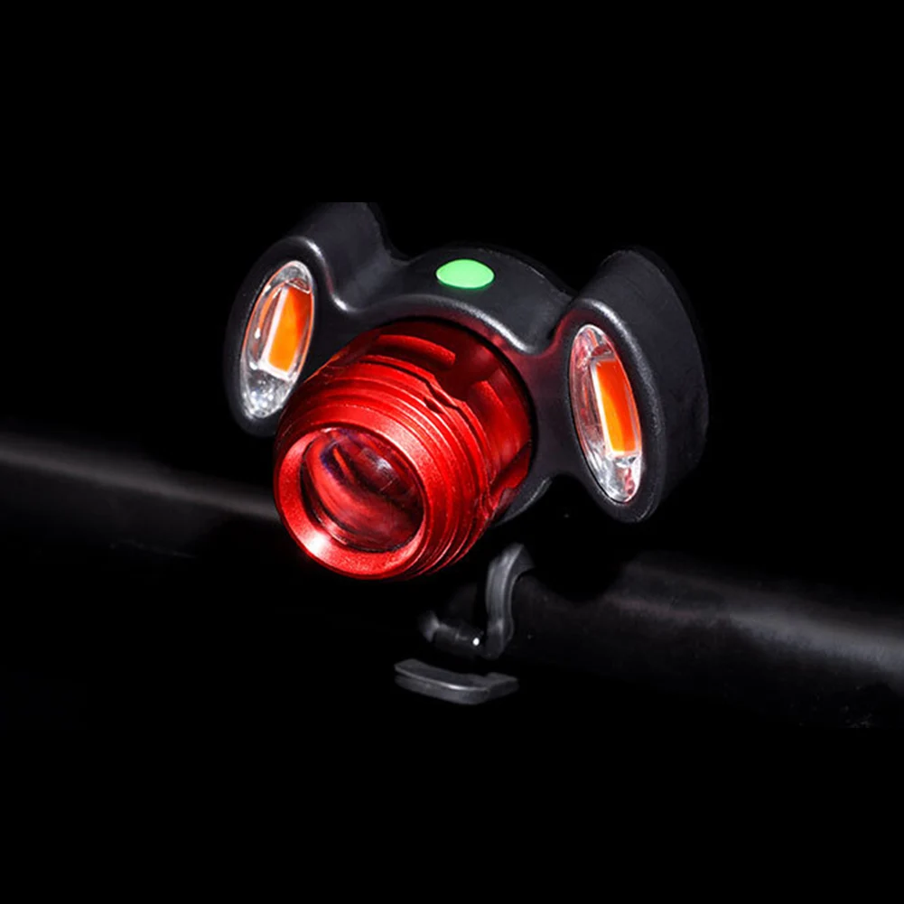 Передний фонарь для велосипеда 4 режима с USB зарядным устройством MTB прочный