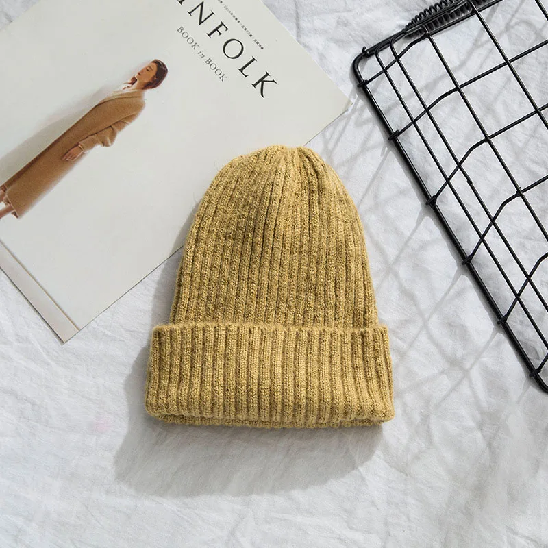 

Fashion Luxury Winter Beanies Hat Women Adult Rabbit Skullies Warm Solid Knitted Hip Hop Wool Caps Outdoor Soft Trendy Beanie