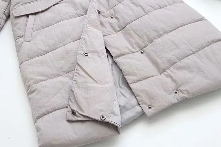 Зимняя Повседневная Длинная парка Одежда большого размера плотное теплое пальто