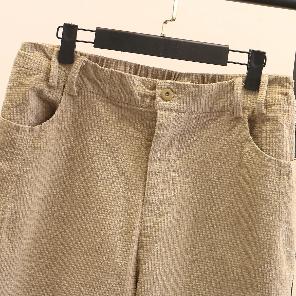 Женские вельветовые штаны шаровары Весна негабаритных низ женские свободные