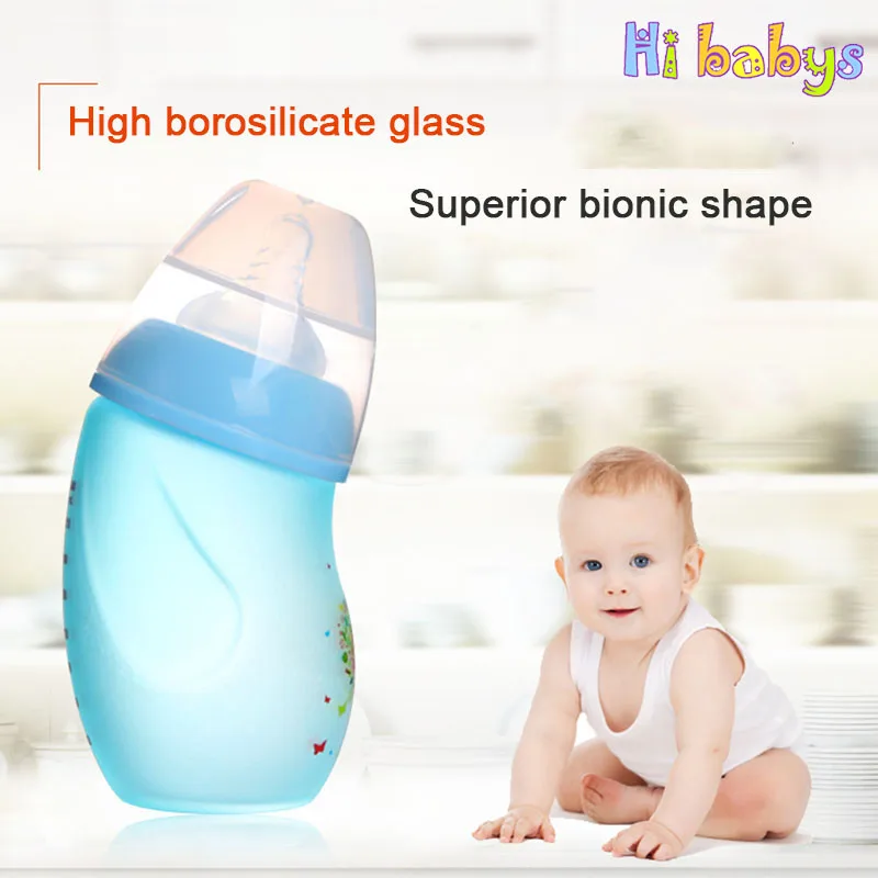 Бутылочка для кормления младенцев бутылочка молока с защитой от ожогов чашка