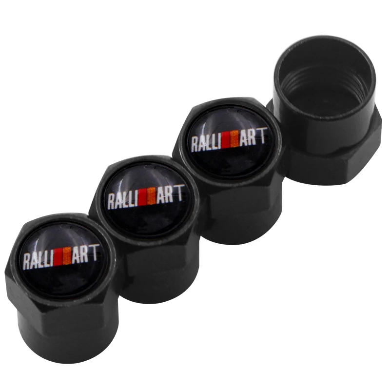 4 шт. колпачки для клапанов шин лазерного логотипа Lancer ASX Outlander Pajero Carisma Galant EVO Colt Style