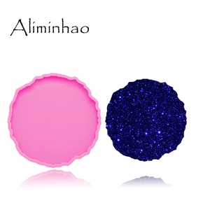 DY0278 блестящие высококачественные круглые силиконовые формы для эпоксидной смолы подставки для подставок 