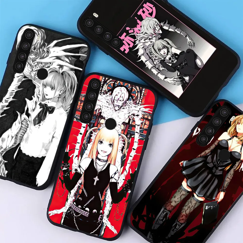 

Japan Manga Death Note Phone Case For Xiaomi Redmi Note 8T 9T 9S 10T 10S 7 8 Pro 10X Soft Cases Funda Back Cover Anime MisaMisa