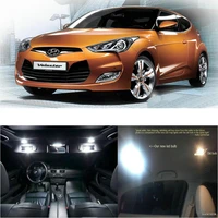 led interior car lights for hyundai veloster normal 2013 room dome map reading foot door lamp error free 9pc