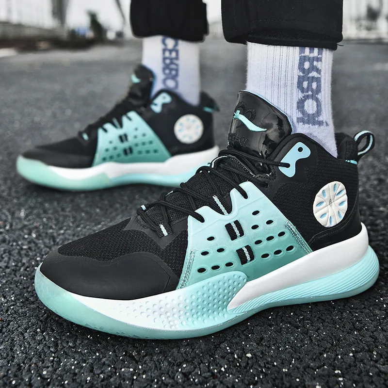 Brand White Pink Men's Professional Basketball Sneakers 2021 Designer Couple Anti-Shock Platform Baskets Shoes Women Trainers