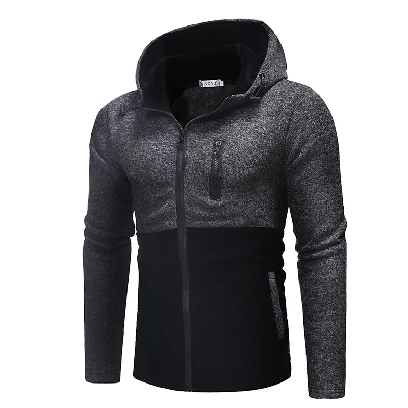 Шапки осенние толстовки Повседневная Уличная одежда мужская одноцветная