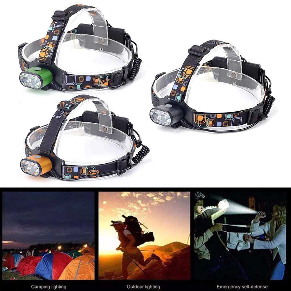 

2* XM-L2 1 X Headlight 20000LM 1 X Micro USB 3 Switch Mode LED Model 7314