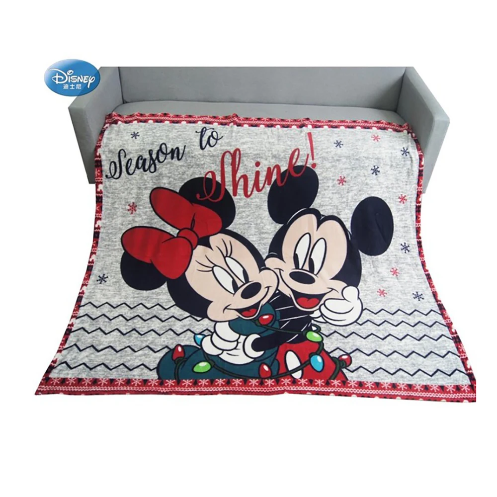 Disney с рисунком Минни Маус милая Мышь пледы 117x152 см пушистые Коралловое Флисовое
