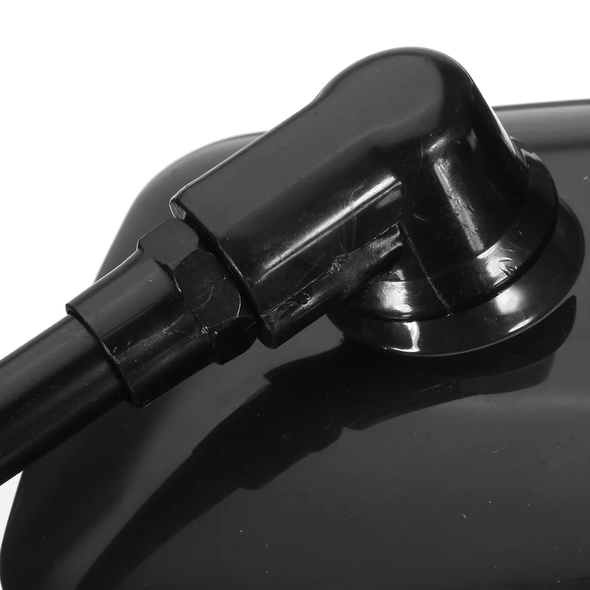 

Pair Black 10MM Thread Black Rectangle Rearview Side Mirrors for Motorcycle Scooter ATV Mirrors The Black Mirror