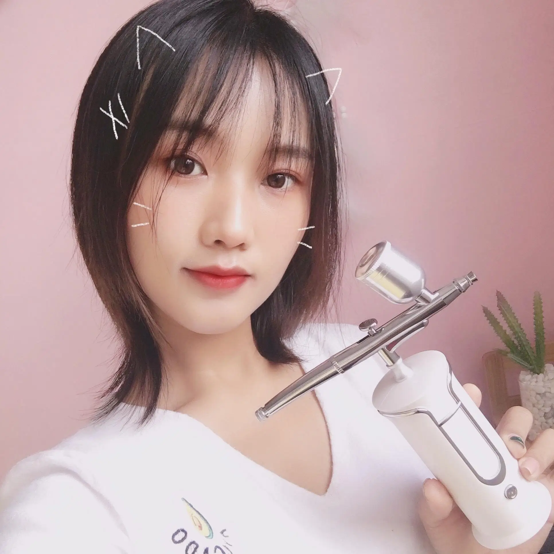 Новинка Аэрограф с нанораспылителем воды и кислородом перезаряжаемый