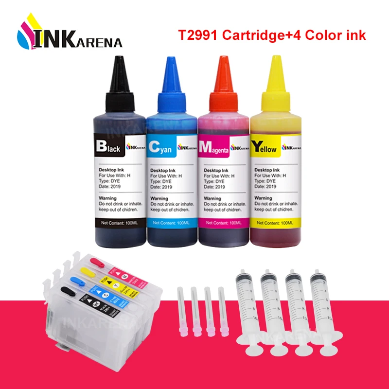 Чернильный картридж INKARENA T2991 + для принтера Epson 400 332 335 432|Чернильные картриджи| |