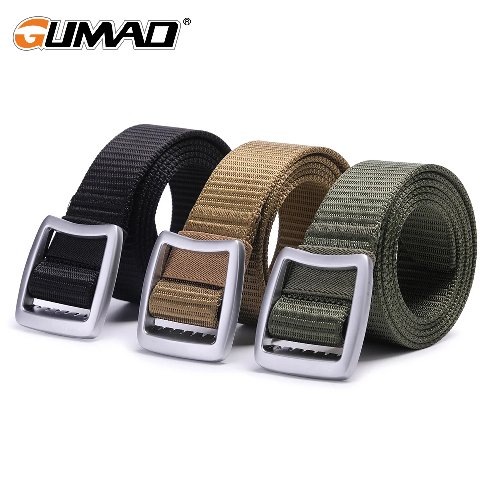Уличный нескользящий тактический ремень военный утолщенный нейлоновый